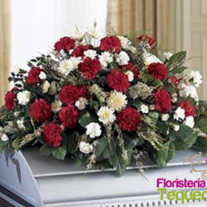 Cubre Cajón Blanco y Rojo