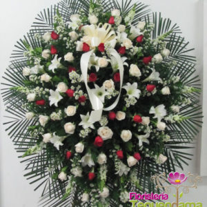 Pedestal Azucenas y Rosas