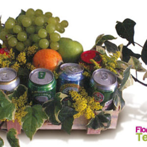 Frutero con cervezas