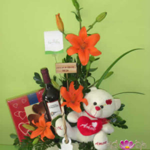 Romántico con Peluche