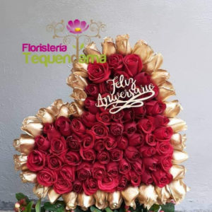 Corazón Amor Dorado