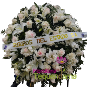 Corona Lirios y Rosas